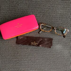 Kate Spade Women's Glasses in Brown and Gold